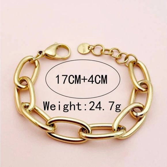 Minimalistic chain bracelet  - Picture 3 of 3